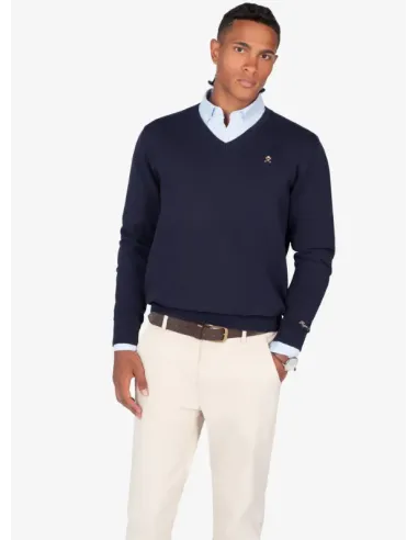 JERSEY CUELLO PICO AZUL HARPER&NEYER