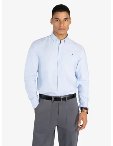 CAMISA CELESTE OXFORD HARPER&NEYER