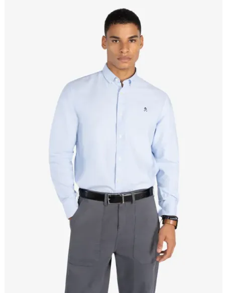 CAMISA CELESTE OXFORD HARPER&NEYER