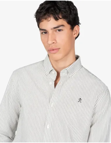 CAMISA RAYAS CAMEL NORTH SEA HARPER&NEYER