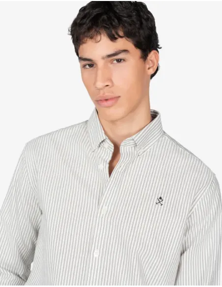 CAMISA RAYAS CAMEL NORTH SEA HARPER&NEYER