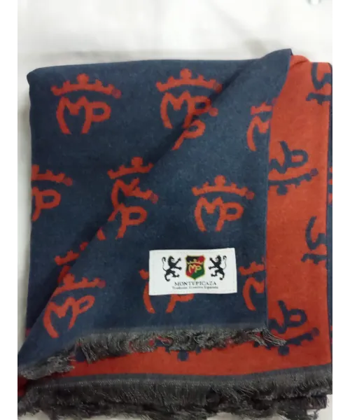 FOULARD REVERSIBLE AZUL Y ROJO MONTEPICAZA