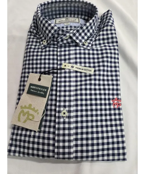 CAMISA CUADROS AZULON MONTEPICAZA