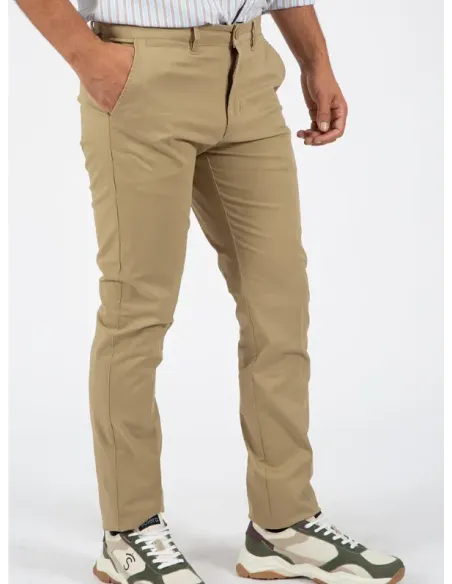 PANTALON CHINO TOSTADO SOLERA