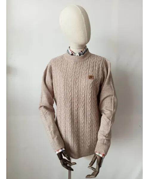 JERSEY OCHOS CAMEL MONTEPICAZA MUJER