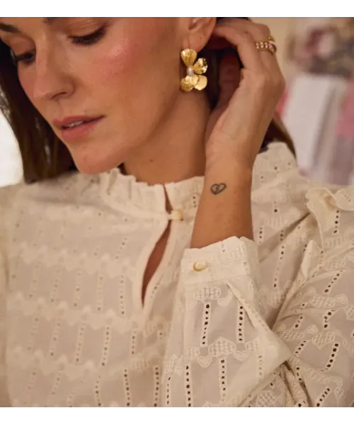 BLUSA BEIS CALADA DE CORAZONES POLIN ET MOI 2