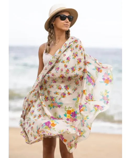 FOULARD SEDA BICOLOR FLORES ROSAS COLORES DE OTOÑO 2