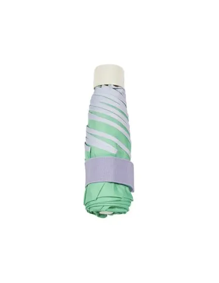 PARAGUAS PLEGABLE VERDE CON MALVA GOTTA EZPELETA