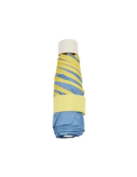 PARAGUAS PLEGABLE AZUL CON AMARILLO GOTTA EZPELETA