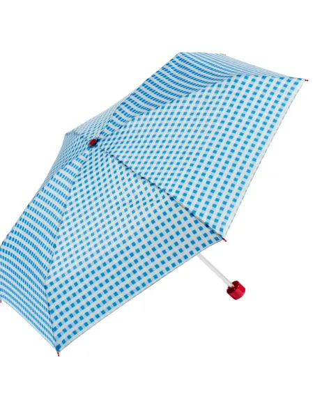 PARAGUAS PLEGABLE VICHY AZUL GOTTA EZPELETA