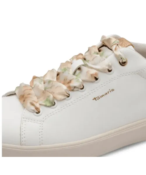 PLAYERA BLANCA CORDONES DE TELA TAMARIS 2