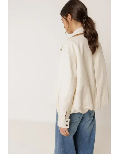 CAZADORA BOMBER ALGODON LINO INDI&COLD