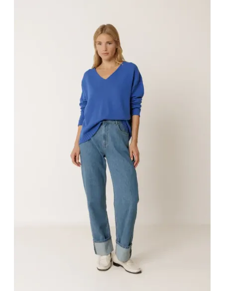 JERSEY CUELLO PICO AZUL INDI&COLD