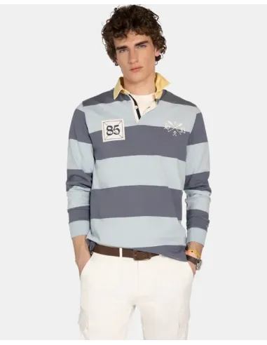 POLO RUGBY RAYAS AZULE HARPER&NEYER