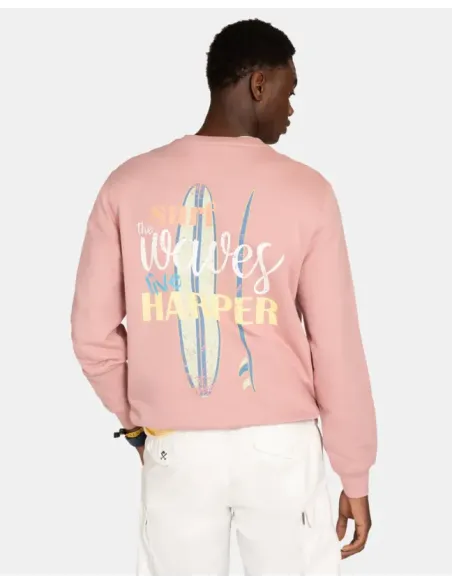 SUDADERA ROSA LIVE HARPER&NEYER