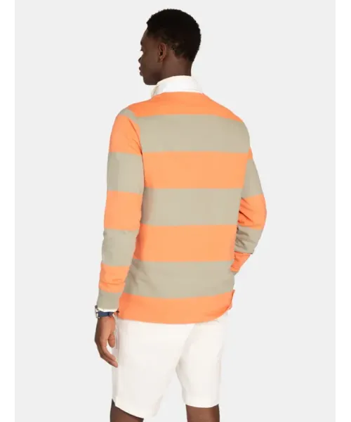 POLO RUGBY RAYAS NARANJA HARPER&NEYER 2