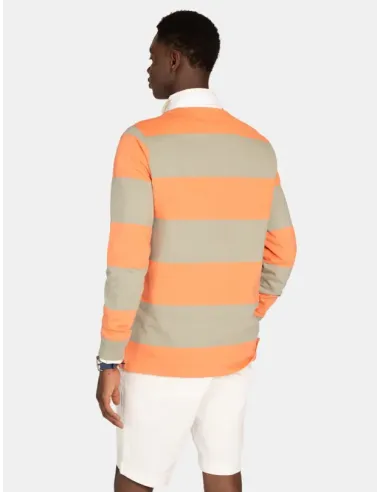 POLO RUGBY RAYAS NARANJA HARPER&NEYER