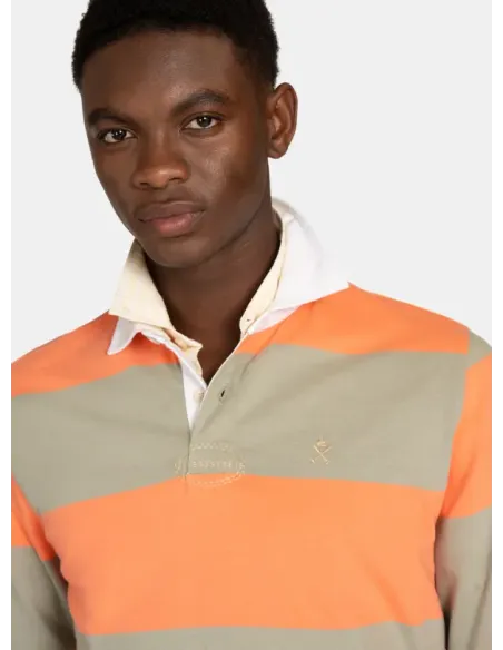 POLO RUGBY RAYAS NARANJA HARPER&NEYER