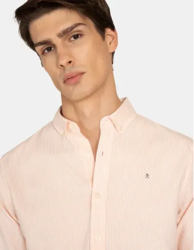 CAMISA MEDITERRANEO RAYAS CORAL HARPER&NEYER