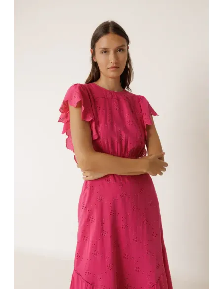 VESTIDO FUCSIA INDI&COLD