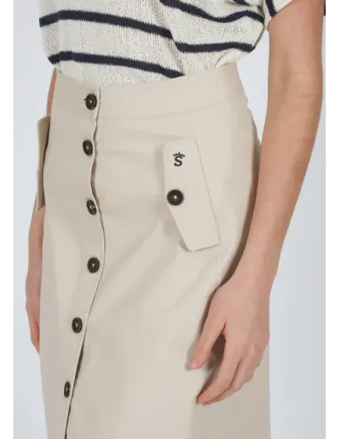 FALDA SAFARI BEIS SOLERA MUJER