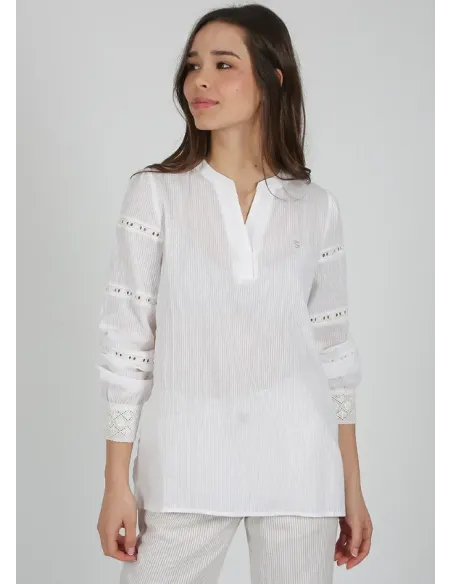 BLUSA BLANCA SOLERA