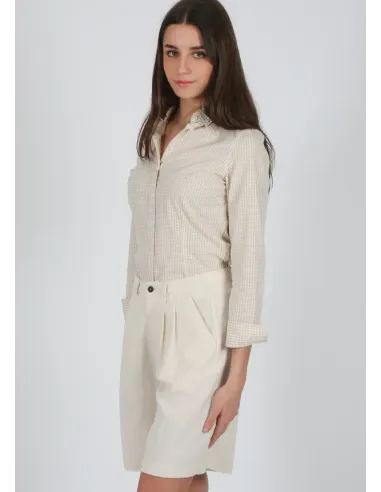 BERMUDA CRUDO SOLERA MUJER