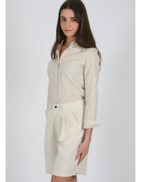 BERMUDA CRUDO SOLERA MUJER