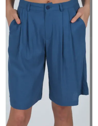 BERMUDA AZUL SOLERA MUJER