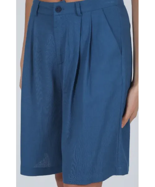 BERMUDA AZUL SOLERA MUJER 2