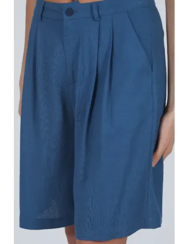 BERMUDA AZUL SOLERA MUJER