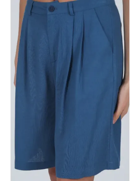 BERMUDA AZUL SOLERA MUJER