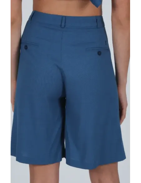 BERMUDA AZUL SOLERA MUJER