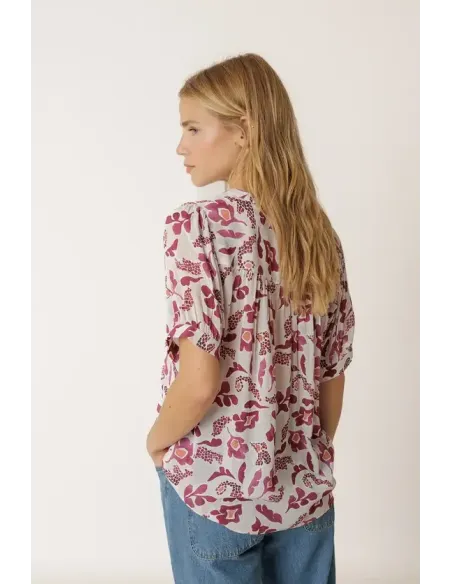 BLUSA ESTAMPADA FRAMBUESA INDI&COLD