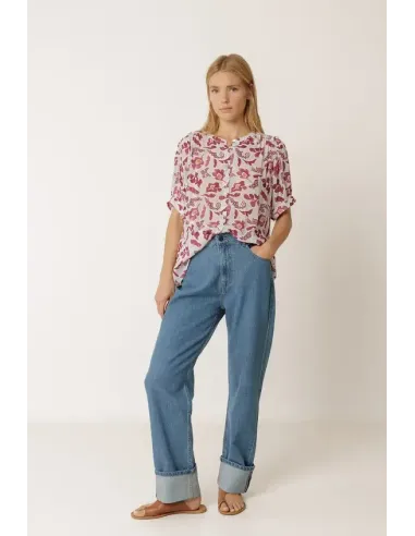 BLUSA ESTAMPADA FRAMBUESA INDI&COLD