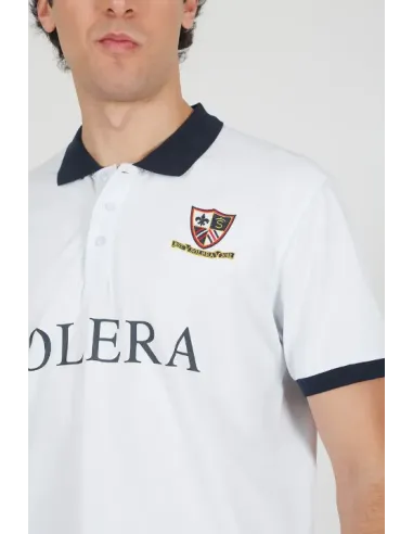 POLO ESCUDO BLANCO SOLERA HOMBRE