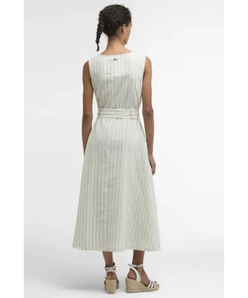 VESTIDO RAYAS VERDE MENTA INEZ BARBOUR 2