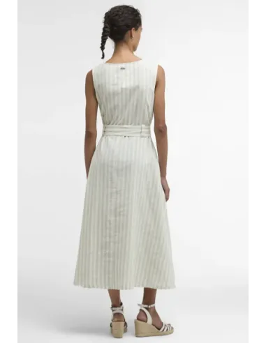 VESTIDO RAYAS VERDE MENTA INEZ BARBOUR
