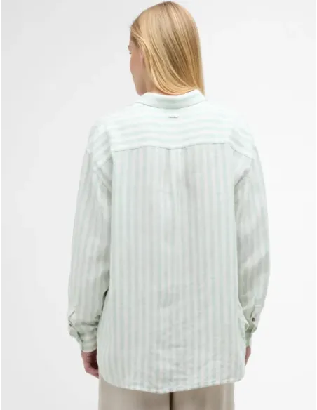 CAMISA RAYAS MENTA BARBOUR