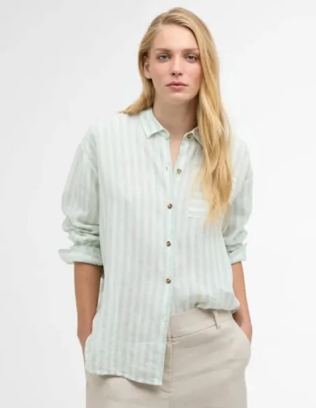 CAMISA RAYAS MENTA BARBOUR