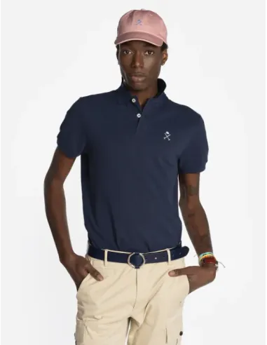 POLO AZUL MARINO MANGA CORTA HARPER&NEYER