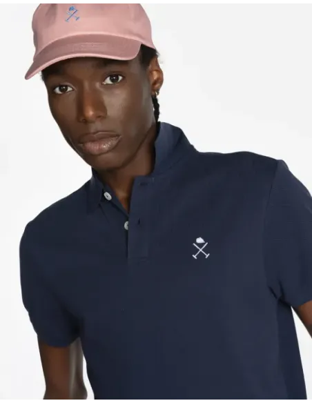 POLO AZUL MARINO MANGA CORTA HARPER&NEYER