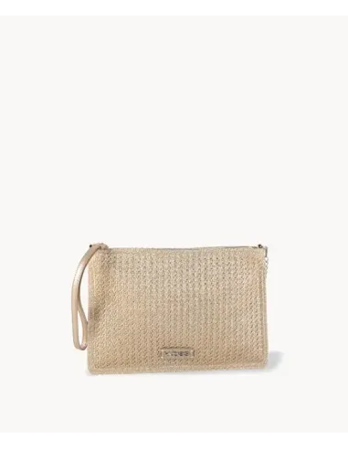 CARTERA DE MANO DORADA  KBAS