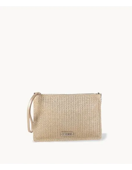CARTERA DE MANO DORADA  KBAS