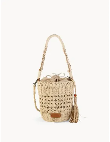 BOLSO CUBO FIBRA NATURAL KBAS