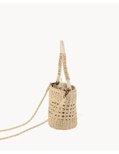 BOLSO CUBO FIBRA NATURAL KBAS