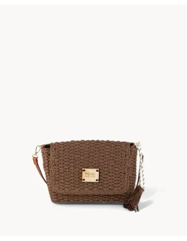 BANDOLERA MARRON FIBRA NATURAL KBAS