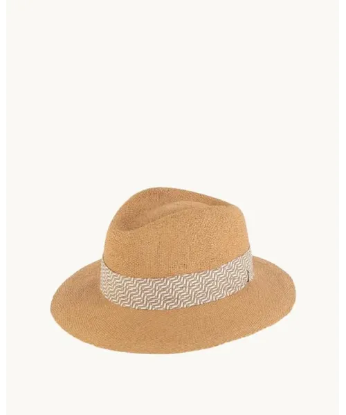 SOMBRERO CINTA CAMEL KBAS