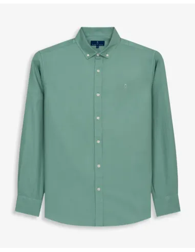 CAMISA VERDE GARMENT DYE HARPER&NEYER