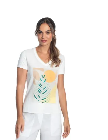 CAMISETA MANGA CORTA HOJA LAN&LAMBERT